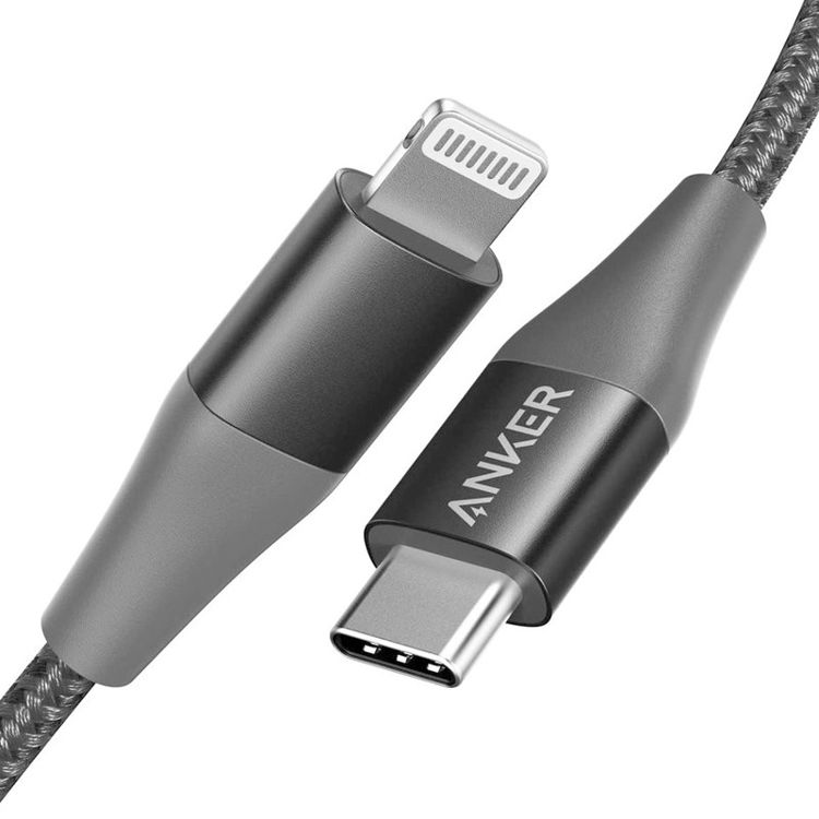 صورة انكر كابل باورلاين + II USB-C بموصل لايتنينج 3 قدم