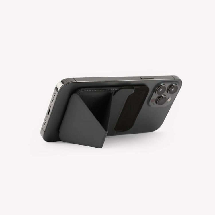 صورة Moft Snap-On Phone Stand & Wallet (Magsafe® Compatible) Ash Grey