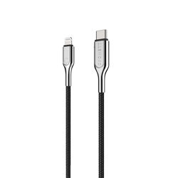 Picture of CYGNETT Armoured Lightning to USB-C Cable - Black 2m