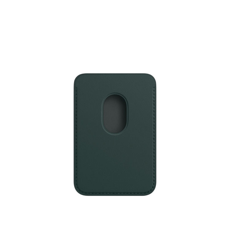 صورة Apple iPhone Leather Wallet with MagSafe Forest Green