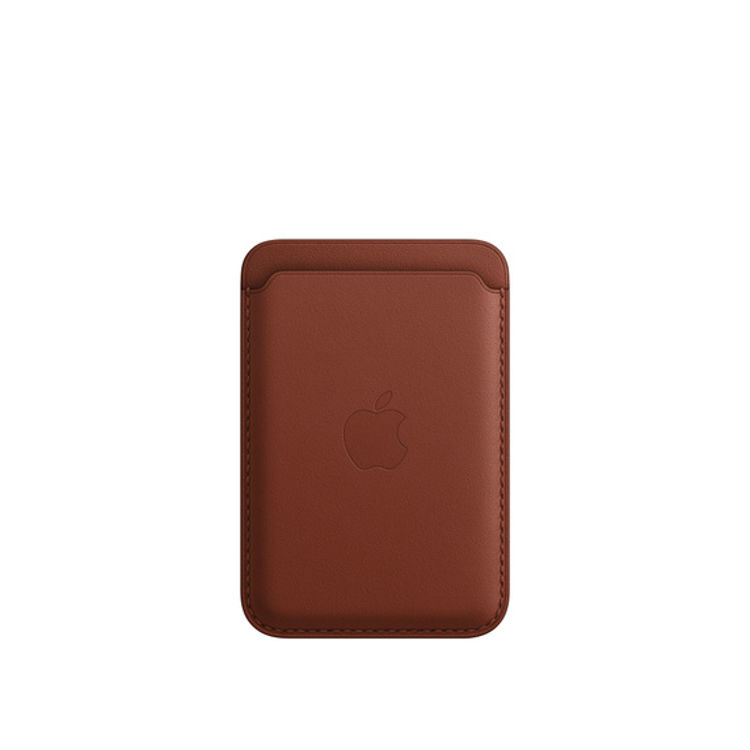صورة Apple iPhone Leather Wallet with MagSafe Umber