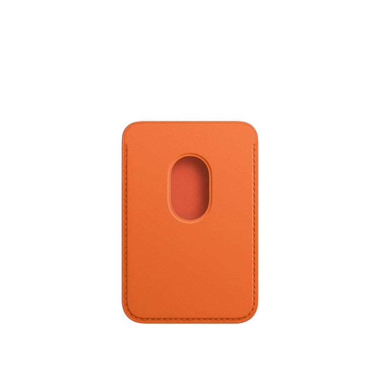 صورة Apple iPhone Leather Wallet with MagSafe Orange