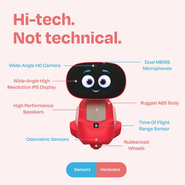 صورة Miko3  AI-Powered Smart Robot for Kids - RED