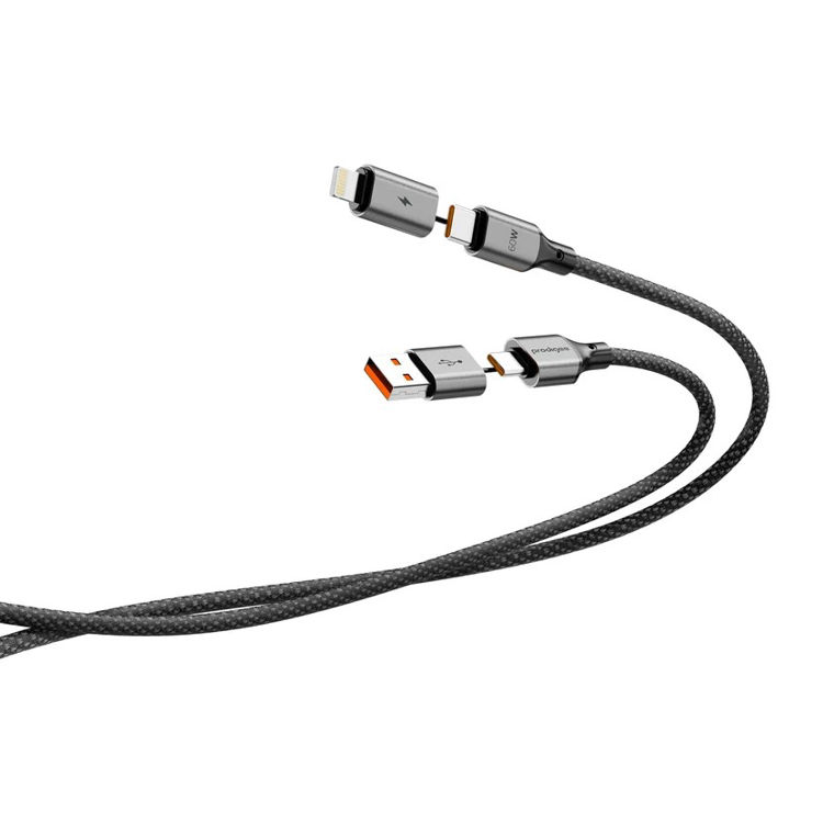 Picture of prodigee - Energee 4 in 1 Flex Cable 60W - Black