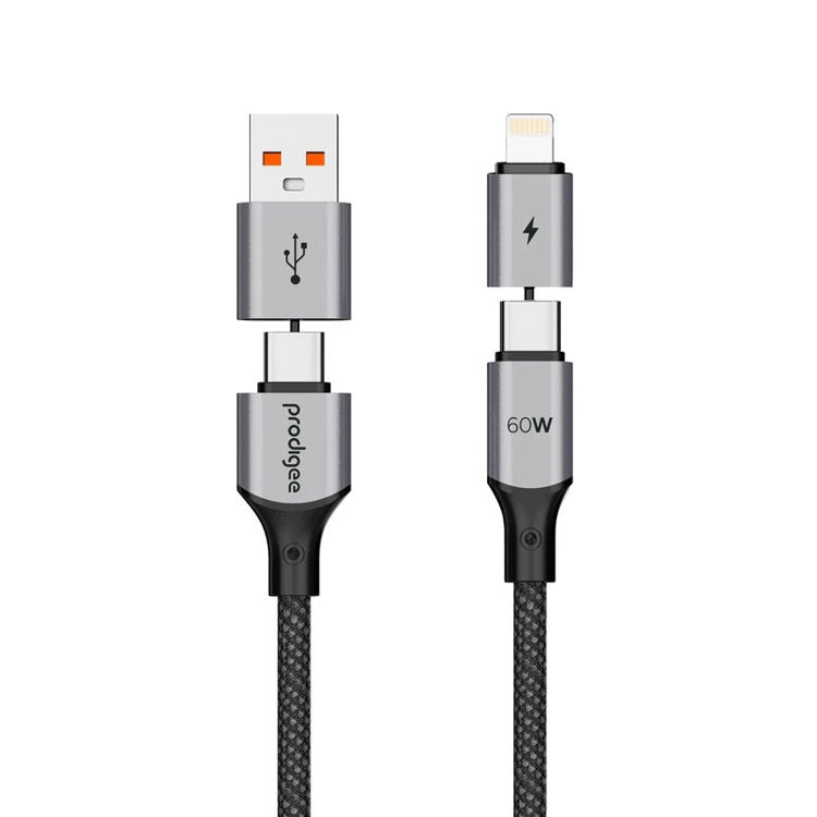 Picture of prodigee - Energee 4 in 1 Flex Cable 60W - Black