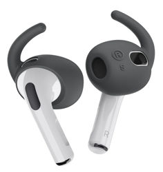 Picture of Elago AirPods 3 EarBuds cvr Hooks w/ Pouch Drk Gry