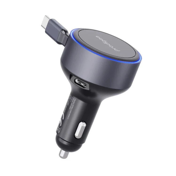 Picture of Prodigee - Energee Retract-it Type C Car Charger 60w - Black
