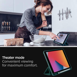 Picture of Spigen Urban Fit case for iPad 10.2 2021 2020 2019 Midnight Green