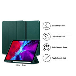 Picture of Spigen Urban Fit case for iPad 10.2 2021 2020 2019 Midnight Green