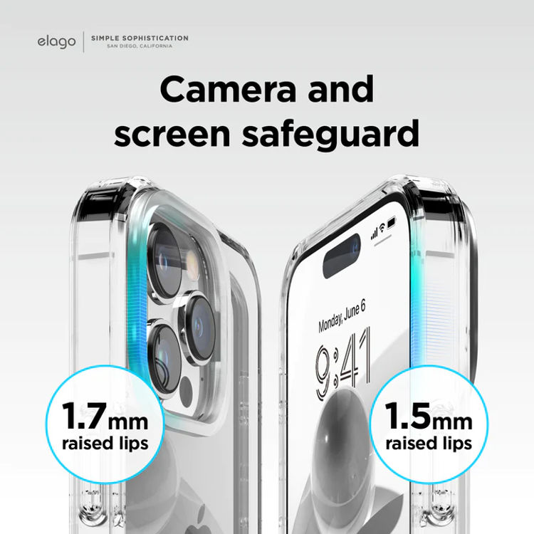 صورة elago Hybrid Clear Case for iPhone 14 Pro