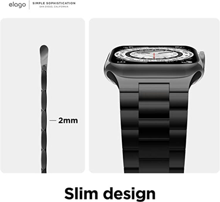 صورة Elago Apple Watch Metal Band - 42mm,44mm,45mm, Black