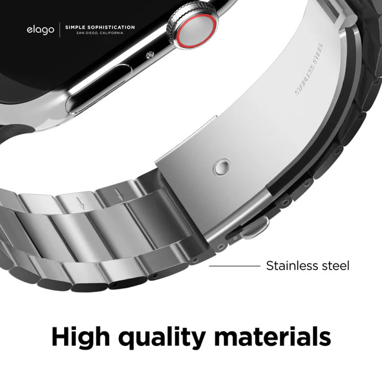 صورة Elago Apple Watch Metal Band - 42mm,44mm,45mm- Sliver