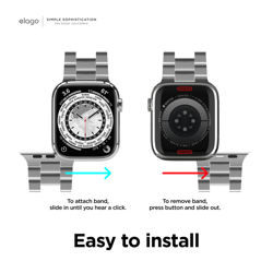 Picture of Elago Apple Watch Metal Band - 42mm,44mm,45mm- Sliver