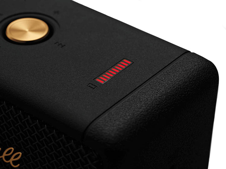 صورة Marshall Emberton Portable Rechargeable Waterproof Bluetooth Speaker Black/Brass