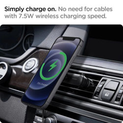 Picture of Spigen OneTap Pro Wireless Magnetic Car Charger Air Vent (MagFit)_ACP02615