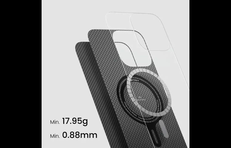 Picture of Pitaka MagEZ Case 6 600D iPhone 16 Pro Black Gray 