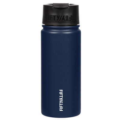 Picture of Fifty Fifty BOTTLE WITH WIDE MOUTH FLIP LID 473mL - Navy
