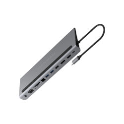 Picture of Powerology 11 In 1 Multi-Display USB-C Hub & Laptop Stand 100W - Gray