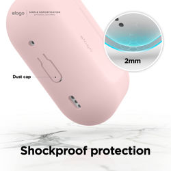 Picture of Elago Silicone Hang Case for AirPods Pro 2nd Gen - Lovely Pink