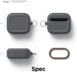 Picture of Elago Armor Case for AirPods 3 – Gray