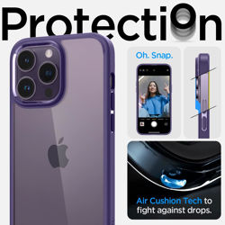 Picture of SPIGEN ULTRA HYBRID APPLE IPHONE 14 PRO DEEP PURPLE_ACS05577