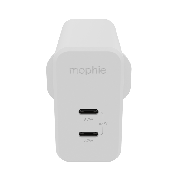 صورة Mophie Speedport 67W Wall Adapter Dual USB-C PD GaN Technology