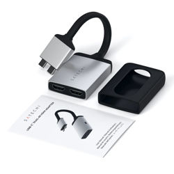 Picture of SATECHI ADAPTER TYPE-C DUAL HDMI ADAPTER SPACE GREY