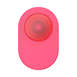 Picture of PopSockets: PopGrip for MagSafe Phone Stand and Grip - Translucent Neon Pink