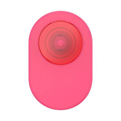 Picture of PopSockets: PopGrip for MagSafe Phone Stand and Grip - Translucent Neon Pink