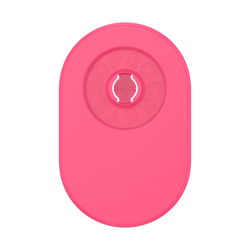 Picture of PopSockets: PopGrip for MagSafe Phone Stand and Grip - Translucent Neon Pink