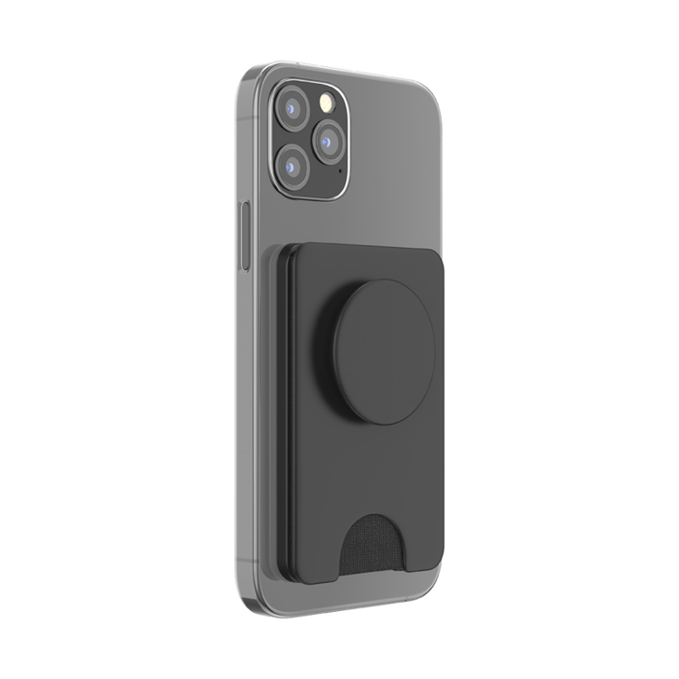 صورة PopSockets PopWallet with PopGrip Cell Phone Grip & Stand with MagSafe