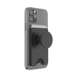 Picture of PopSockets PopWallet with PopGrip Cell Phone Grip & Stand with MagSafe