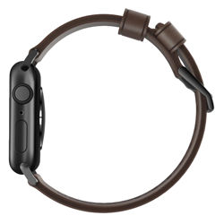 Picture of Nomad Modern Leather Strap for Apple Watch - 44mm/45/49mm – Classic Brown