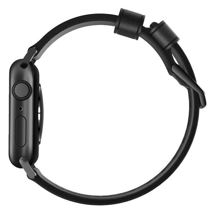 صورة Nomad Modern Leather Strap for Apple Watch - 44mm/45/49mm – Black