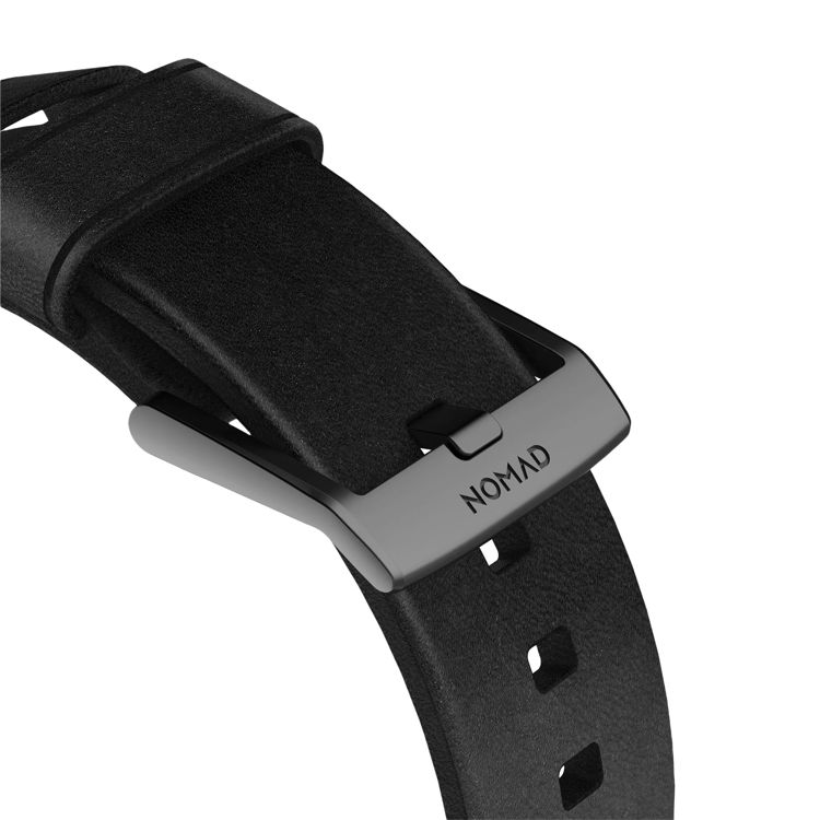 صورة Nomad Modern Leather Strap for Apple Watch - 44mm/45/49mm – Black