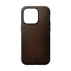 Picture of Nomad Modern Leather Case with MagSafe Compatible  for iPhone 14 Pro - Rustic Brown