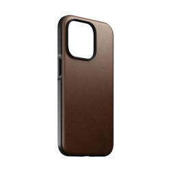 Picture of Nomad Modern Leather Case with MagSafe Compatible  for iPhone 14 Pro - Rustic Brown