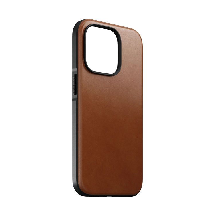 صورة Nomad Modern Leather Case for iPhone 14 Pro  - English Tan