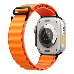 Picture of Levelo Ace Loop Nylon Strap for Apple Watch 49/45mm - Orange