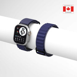 Picture of Levelo Ace Loop Nylon Strap for Apple Watch 49/45mm - Blue