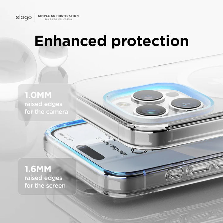 Picture of Elago Magnetic Hybrid case iPhone 15 ProMax white_ES15MSHB67PRO-TRWH
