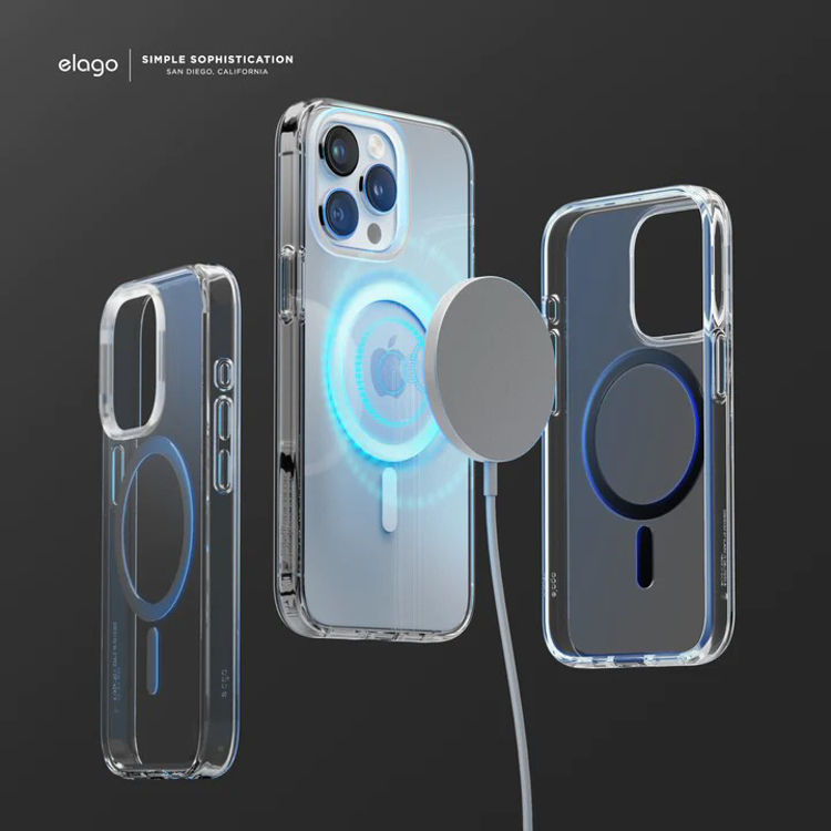 Picture of Elago Magnetic Hybrid case iPhone 15 ProMax white_ES15MSHB67PRO-TRWH