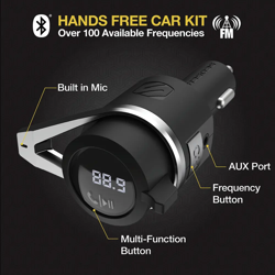 Picture of Scosche Bluetooth Power Delivery FM Transmitter 12W USB-A and 18W USB-C