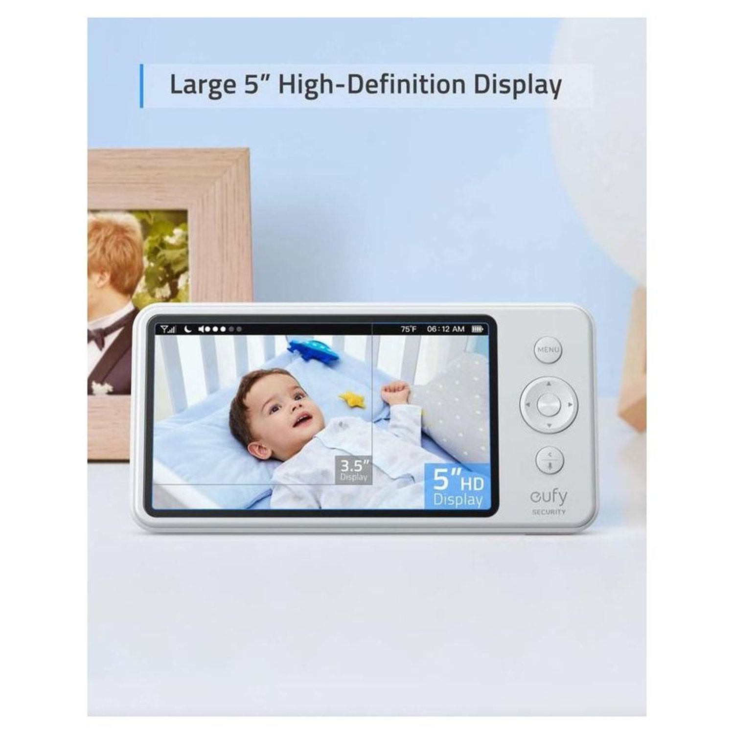 Eufy T D Space View Baby Monitor Surveillance Camera Telecom