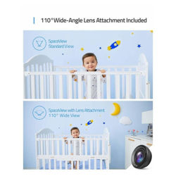 Picture of Eufy T83002D3 Space View Baby Monitor Surveillance Camera