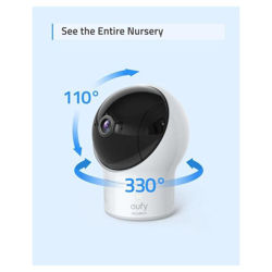 Picture of Eufy T83002D3 Space View Baby Monitor Surveillance Camera