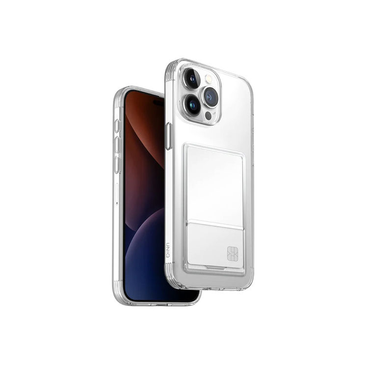Picture of UNIQ HYBRID IPHONE 15 PRO (2023) 6.1 AIR FENDER ID - NUDE (TRANSPARENT)_UNIQ-IP6.1P(2023)-AFIDGTNT