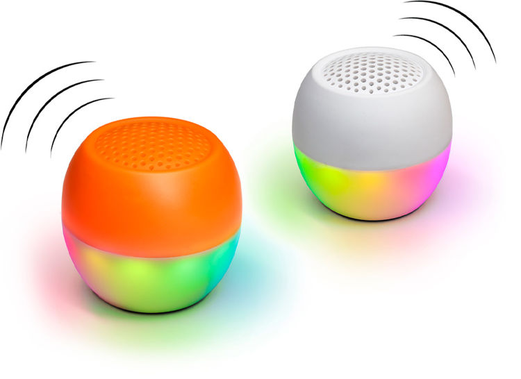 صورة Boompods Soundflare micro speaker with beat driven lights - Black