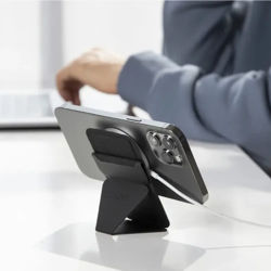 Picture of MOFT Snap-On iPhone Stand & Wallet (MOVAS) Blac