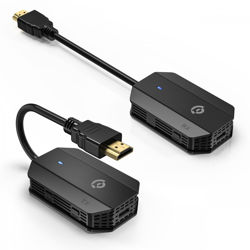 Picture of Powerology Wireless HDMI Mirroring Adaptor Pair with USB-C Cable Full HD 1080P - Black